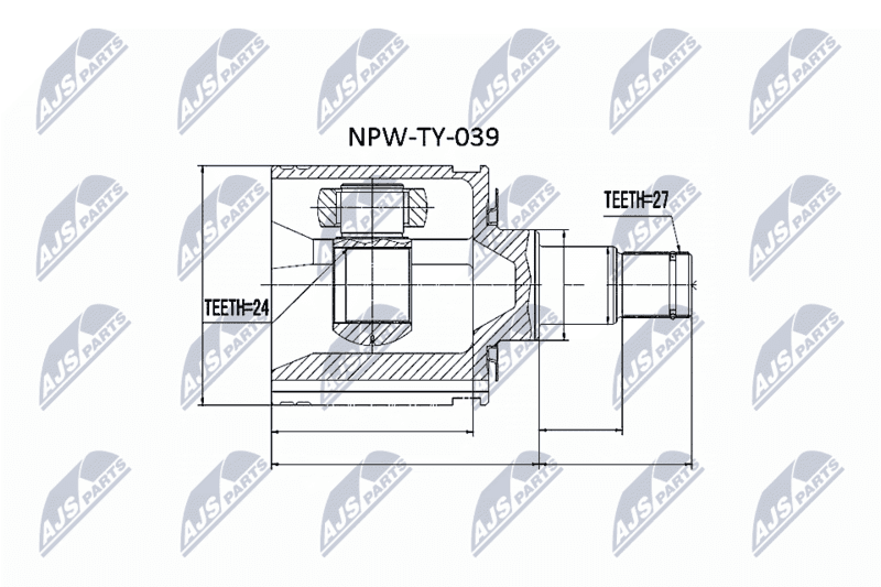 Set articulatie, planetara NTY NPW-TY-039