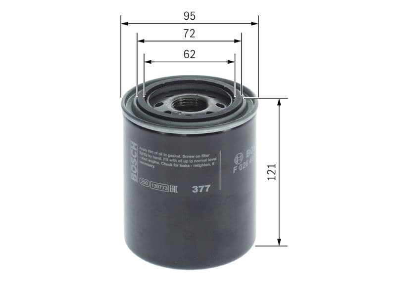 Filtru ulei BOSCH F 026 407 198