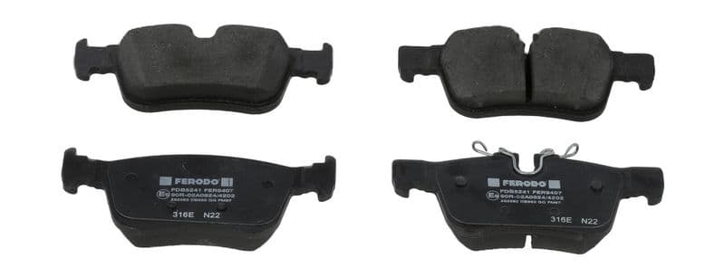 set placute frana,frana disc FERODO PREMIER ECO FRICTION FDB5241