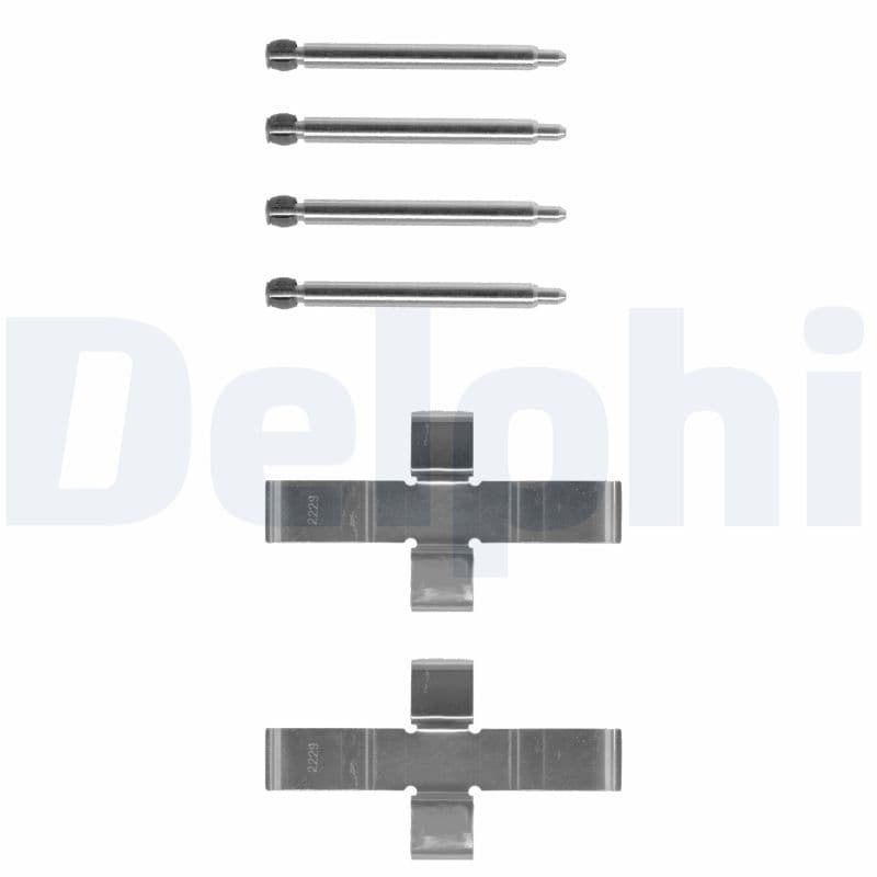 Set accesorii, placute frana DELPHI LX0047
