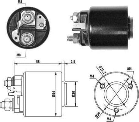 Solenoid, electromotor MAGNETI MARELLI 940113050060