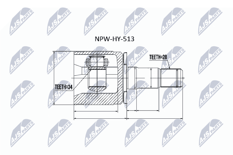 Set articulatie, planetara NTY NPW-HY-513
