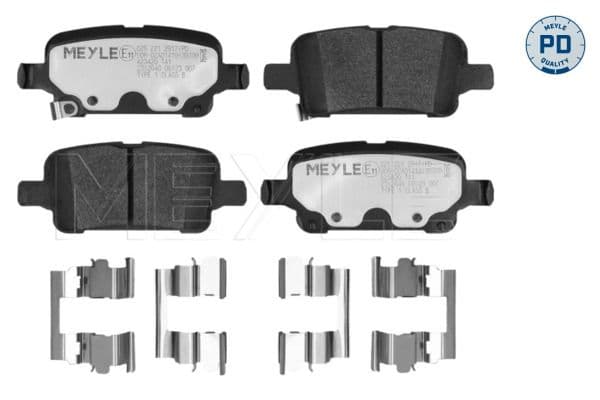 set placute frana,frana disc MEYLE -PD: Advanced performance and design. 025 221 2917/PD