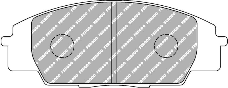set placute frana,frana disc FERODO FCP1444H