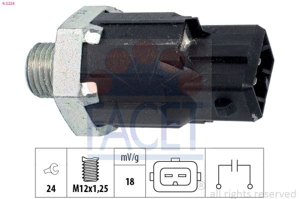 Senzor batai FACET Made in Italy - OE Equivalent 9.3224