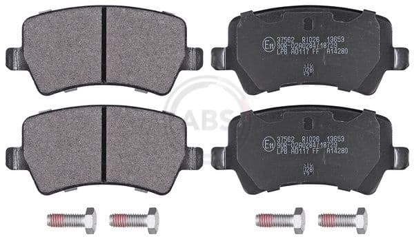 set placute frana,frana disc ABS 37562