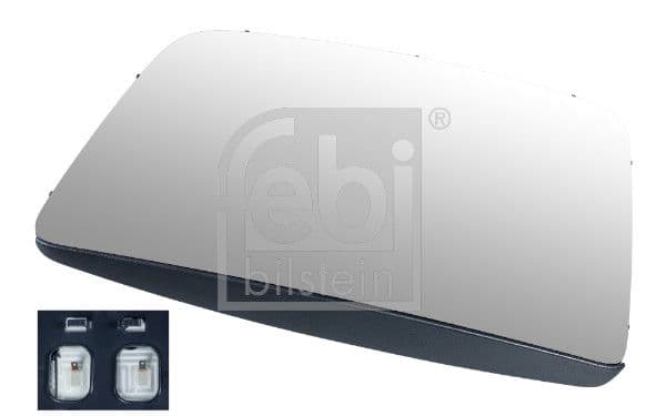 Sticla oglinda, oglinda retrovizoare exterioara FEBI BILSTEIN 107942