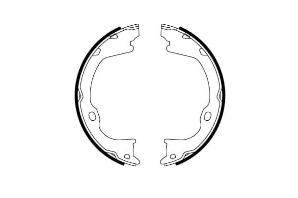 Set saboti frana, frana de mana TRW GS8819