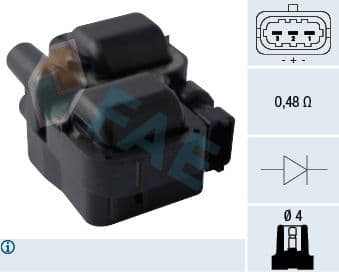 bobina de inductie FAE 80294
