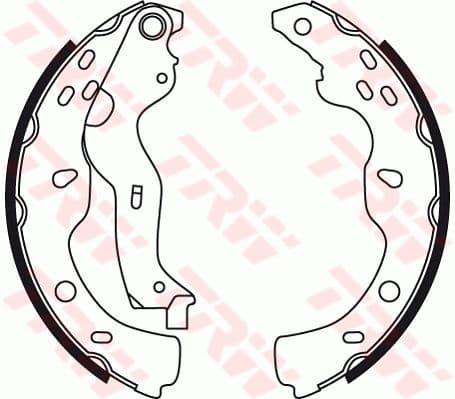 Set saboti frana TRW GS8743