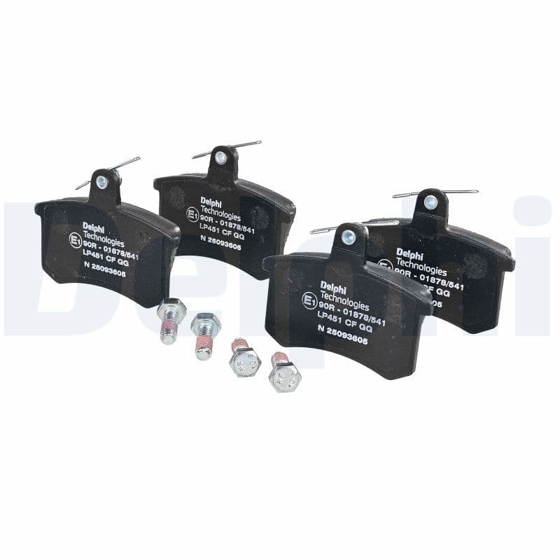 set placute frana,frana disc DELPHI LP451