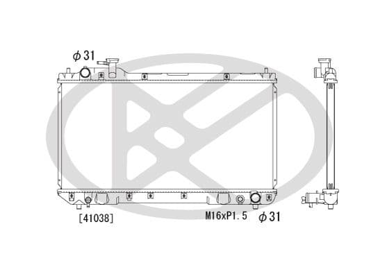 Radiator, racire motor KOYORAD PL010673