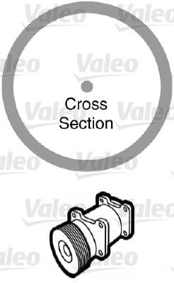 garnitura,conducta lichid de racire VALEO 509167