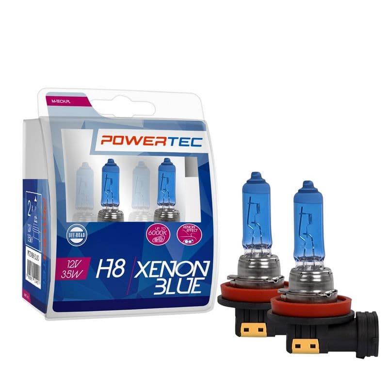 Bec, far faza lunga M-TECH Powertec Xenon Blue PTZXB8-DUO