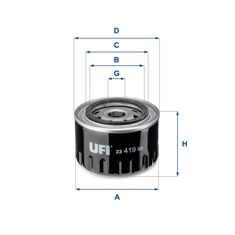 Filtru ulei UFI 23.419.00