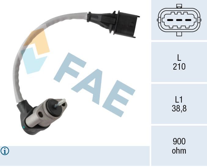 Senzor impulsuri, arbore cotit FAE 79383