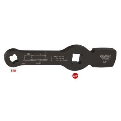 Cheie de impact, îmbinare filetată etrier de frână KS TOOLS 517.0910