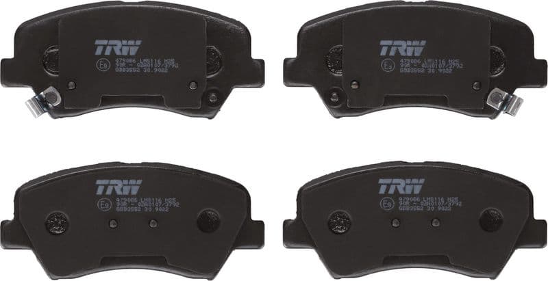 set placute frana,frana disc TRW GDB3552