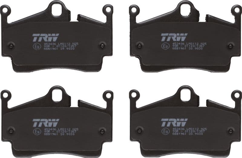 set placute frana,frana disc TRW GDB1961