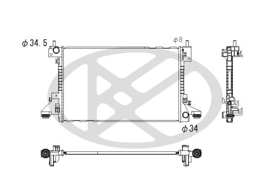 Radiator, racire motor KOYORAD PL312568