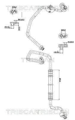 conducta presiune variabila,aer conditionat TRISCAN 9010 29027