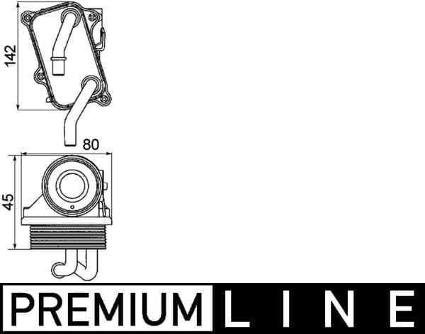 Radiator ulei, ulei motor MAHLE BEHR *** PREMIUM LINE *** CLC 24 000P