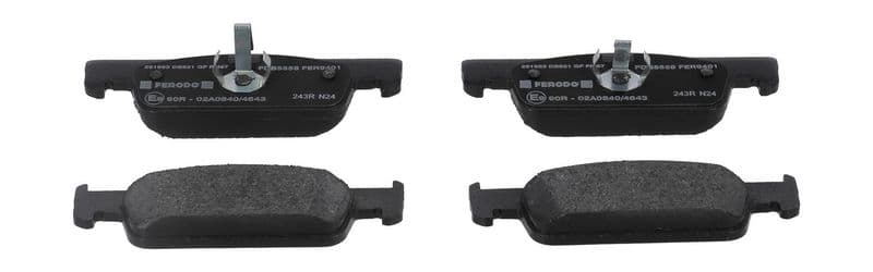 set placute frana,frana disc FERODO PREMIER ECO FRICTION FDB5558