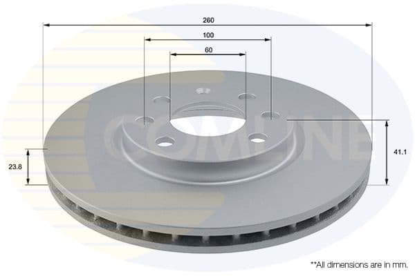 Disc frana COMLINE ADC1112V