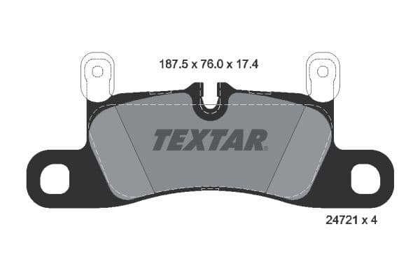 set placute frana,frana disc TEXTAR 2472102