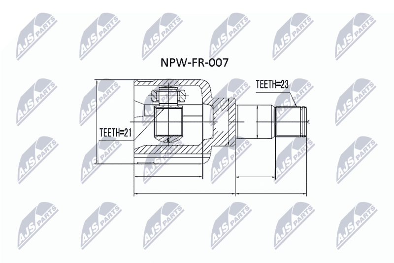 Set articulatie, planetara NTY NPW-FR-007