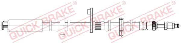 Furtun frana QUICK BRAKE 32.824