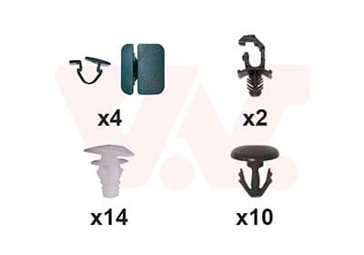 Set montaj, capota motor VAN WEZEL 1906797