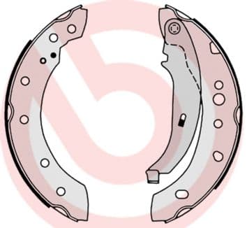 Set saboti frana BREMBO ESSENTIAL LINE S 61 527