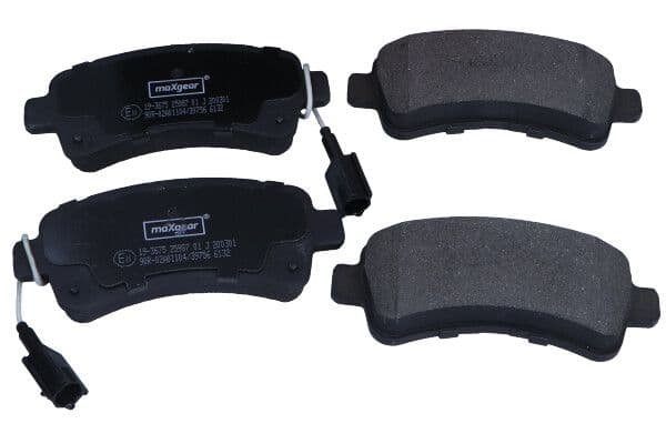 set placute frana,frana disc MAXGEAR 19-3675