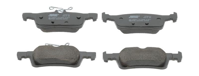 set placute frana,frana disc JURID 573613J