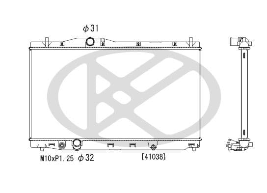 Radiator, racire motor KOYORAD PL083417R