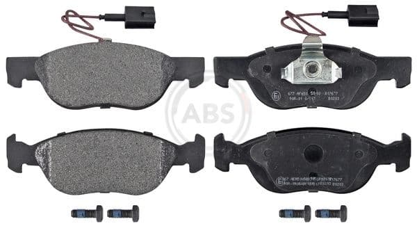 set placute frana,frana disc ABS 37013