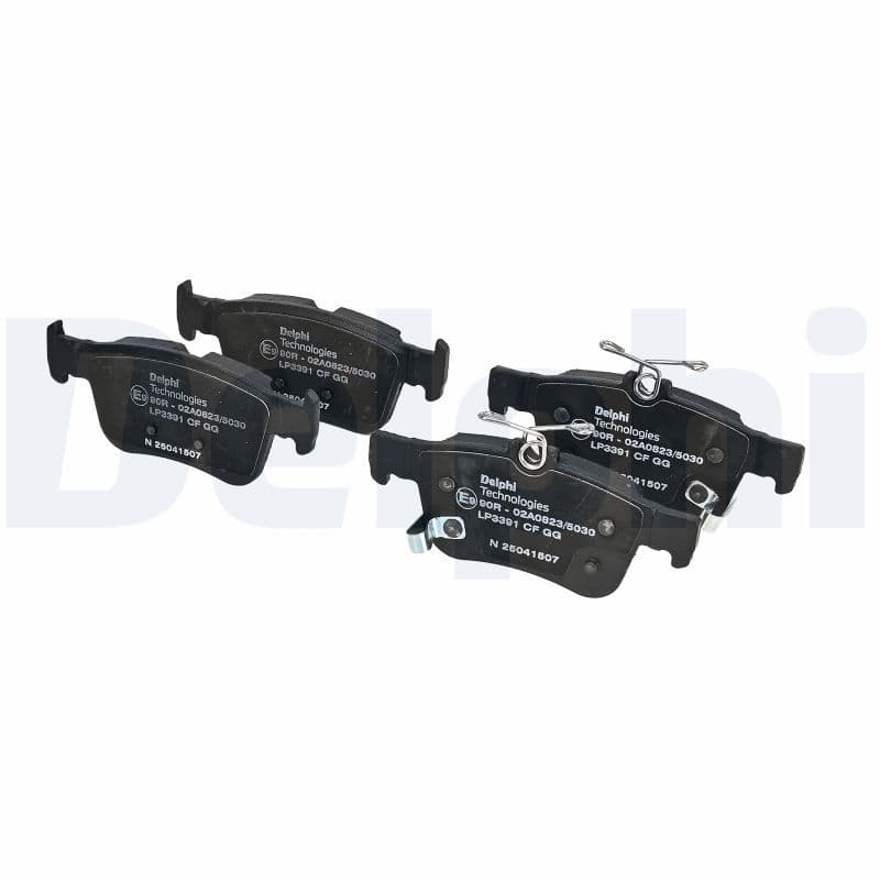 set placute frana,frana disc DELPHI LP3391