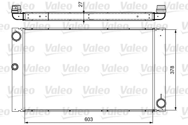 Radiator, racire motor VALEO 735475