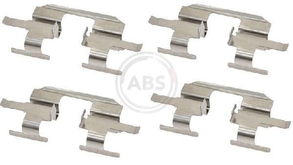 Set accesorii, placute frana ABS 1711Q
