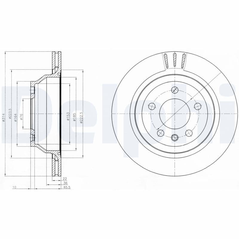 Disc frana DELPHI BG3894