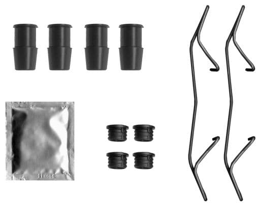 Set accesorii, etrier frana TEXTAR 82551200