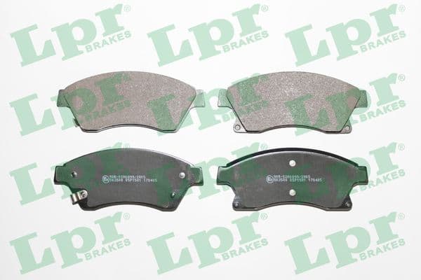 set placute frana,frana disc LPR 05P1581