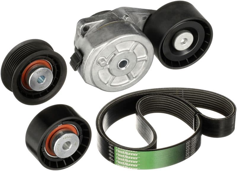 Set curea transmisie cu caneluri GATES FleetRunner™ Micro-V® K028PK1890HD