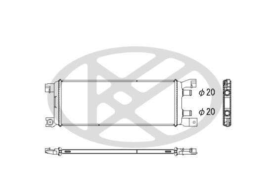 Radiator, racire motor KOYORAD PL333676