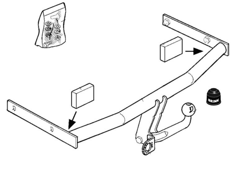 Modul tractare THULE 392000