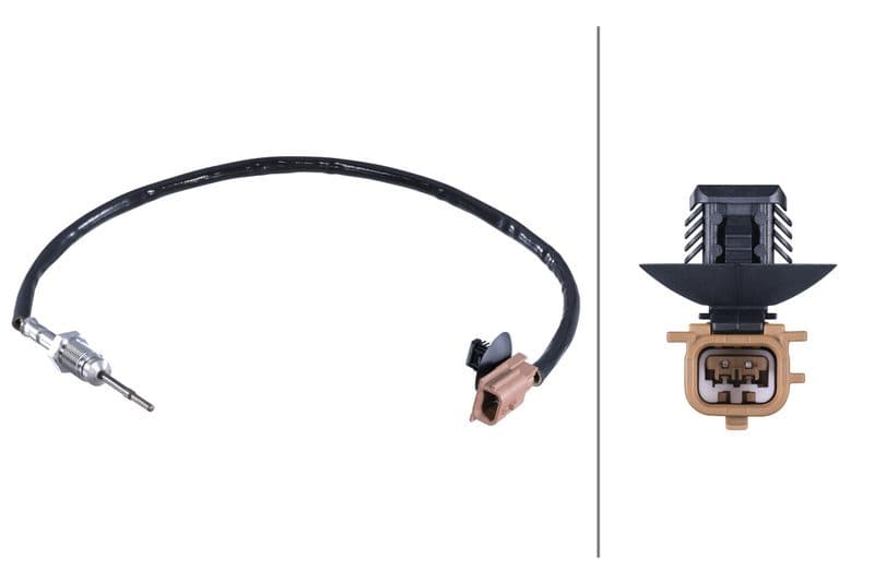 Senzor, temperatura gaze evacuare HELLA 6PT 358 284-271
