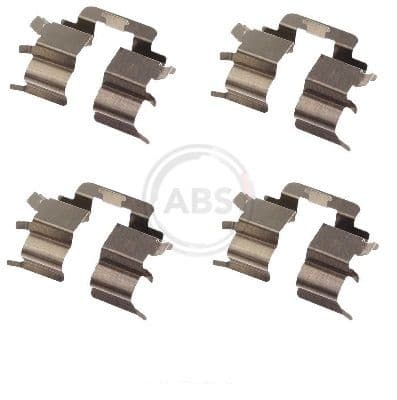 Set accesorii, placute frana ABS 1277Q