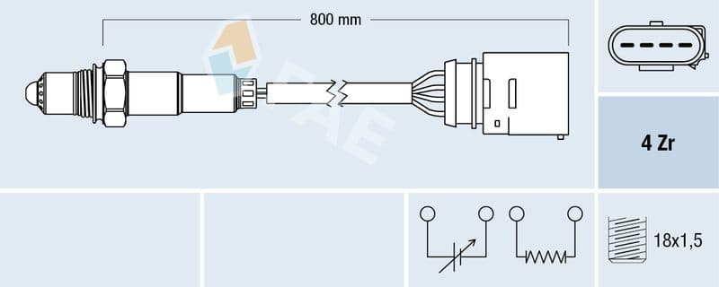 Sonda Lambda FAE 77436