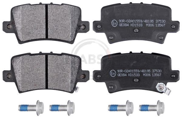 set placute frana,frana disc ABS 37530